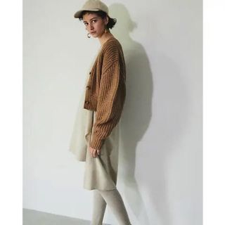 ナゴンスタンス　double-face cardigan 黒