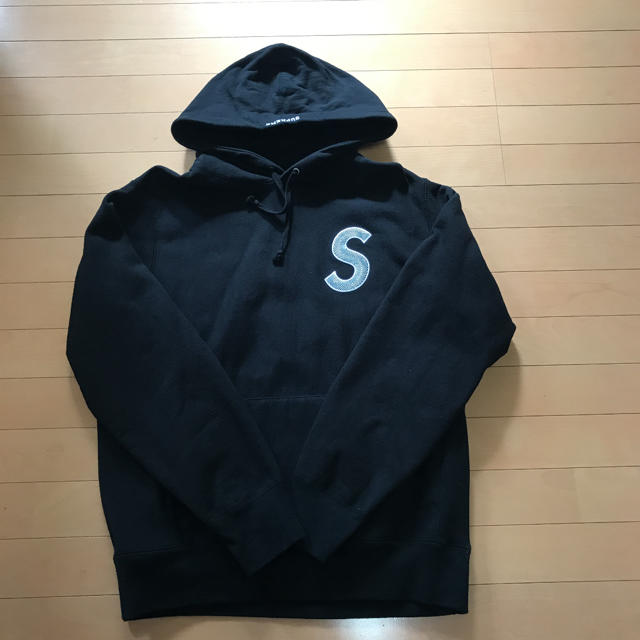 supreme S ロゴ パーカー シュプリーム