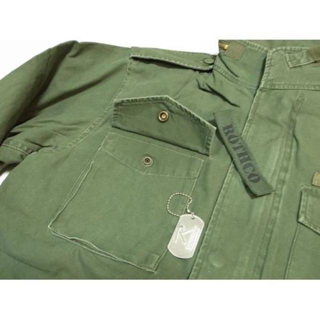 ROTHCO(ロスコ)の ロスコ M-65 FIELD JACKET ビンテージ加工 オリーブ L  メンズのジャケット/アウター(ミリタリージャケット)の商品写真