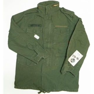 ロスコ(ROTHCO)の ロスコ M-65 FIELD JACKET ビンテージ加工 オリーブ L (ミリタリージャケット)