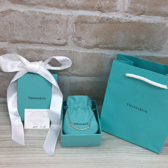 TIFFANY Tスマイル ミニ ローズゴールド