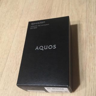 アクオス(AQUOS)のAQUOS R2 compact SH-M09 simフリー版 ディープホワイト(スマートフォン本体)