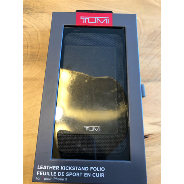 TUMI(トゥミ)の[新品・未使用]TUMI(トゥミ) iPhone X 手帳型 スマホケース スマホ/家電/カメラのスマホアクセサリー(iPhoneケース)の商品写真