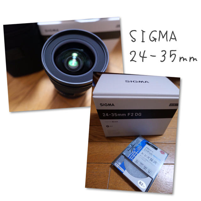 春夏新作 SIGMA ニコンFマウント Art HSM DG F2 24-35mm シグマ SIGMA - レンズ(ズーム)