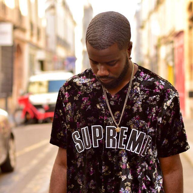 SUPREME Floral Velour Baseball Jersey 新品 2