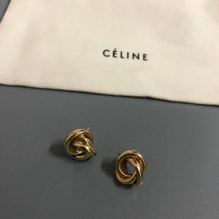 セリーヌ(celine)の再入荷！NO.23 インポート  ピアス  フープピアス  ゴールド  三連(ピアス)