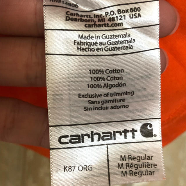 carhartt(カーハート)のcarhartttシャツ  メンズのトップス(Tシャツ/カットソー(半袖/袖なし))の商品写真