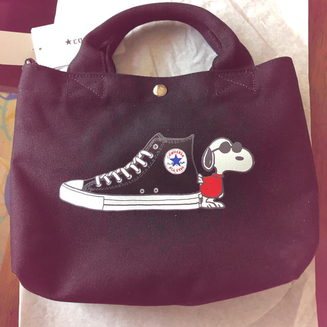 Peanuts 新品 Peanuts Converse スヌーピー トートバッグ Sの通販 By むーみん０７０５ S Shop ピーナッツならラクマ