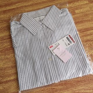 ユニクロ(UNIQLO)の新品未使用☆ストライプシャツ(七分袖)(シャツ/ブラウス(長袖/七分))