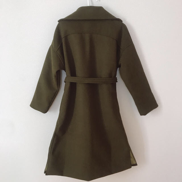 即購入 OK ！未使用 ロングコート 韓国ファッション レディースのジャケット/アウター(ロングコート)の商品写真