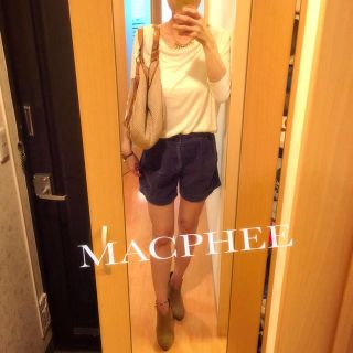 トゥモローランド(TOMORROWLAND)のMACPHEE❁コーデュロイ ショーパン(ショートパンツ)