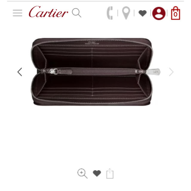 長財布 C ドゥ カルティエ スモールレザーグッズ 長財布 C ドゥ カルティエ スモールレザーグッズ