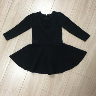 ベビーギャップ(babyGAP)のbaby Gap黒ワンピース90(ワンピース)