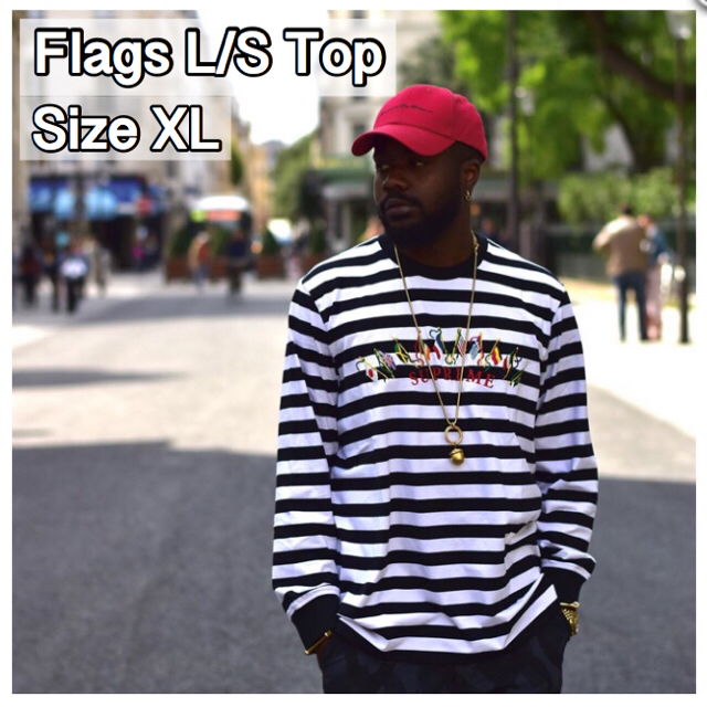 トップス【XL】 Flags L/S Top