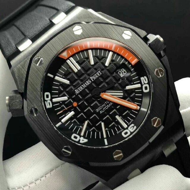 AUDEMARS PIGUET - オーデマピゲ ロイヤルオーク 15707CE ブラック 文字盤 の通販 by lumble's shop|オーデマピゲならラクマ