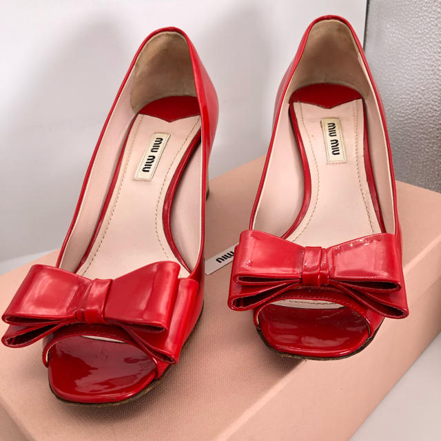 人気カラーの 値下げしました! miumiuヒール - ハイヒール/パンプス ...