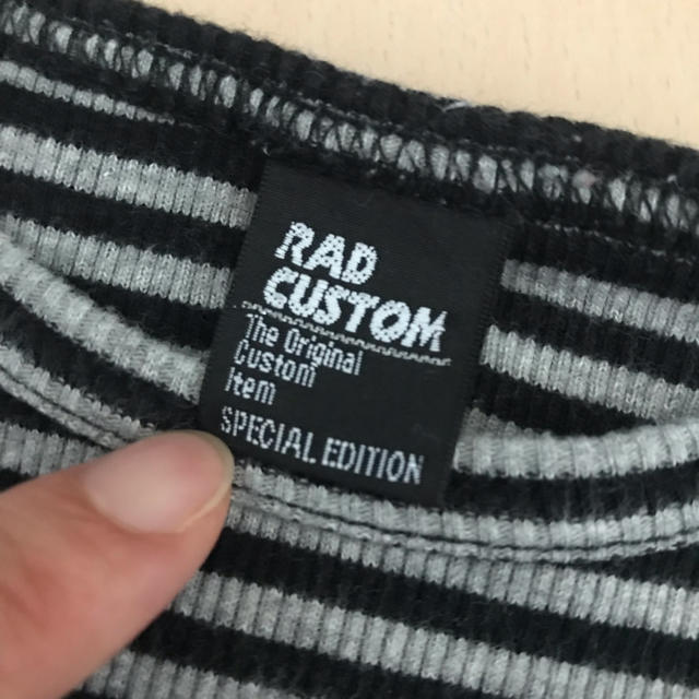 RAD CUSTOM(ラッドカスタム)のRAD CUSTOM 5部袖カットソー キッズ/ベビー/マタニティのキッズ服男の子用(90cm~)(Tシャツ/カットソー)の商品写真