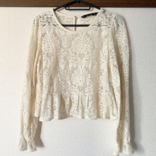 ザラ(ZARA)の新品♡レースブラウス(シャツ/ブラウス(長袖/七分))