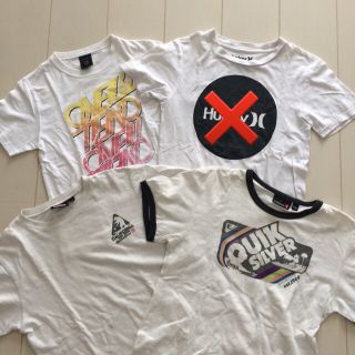 クイックシルバー(QUIKSILVER)の白Tシャツ140cm(Tシャツ/カットソー)