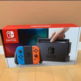 ニンテンドースイッチ(Nintendo Switch)のNintendo Switch Joy-Con(L) ネオンブルー/(R) ネオ(家庭用ゲーム機本体)