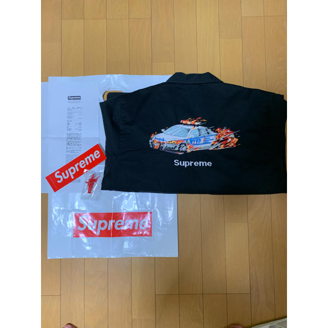 Supreme Cop Car Embroidered Work Jacket