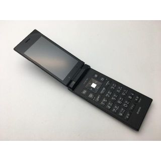 キョウセラ(京セラ)の154【美品】ソフトバンク DIGNOケータイ 501KC ガラホ ブラック(携帯電話本体)