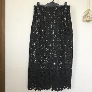 スナイデル(SNIDEL)のSNIDEL レースタイトスカート size 1(ひざ丈スカート)