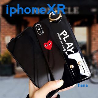 コムデギャルソン(COMME des GARCONS)のギャルソン ♡ iphoneXR iphoneケース リング ベルト 付き(iPhoneケース)