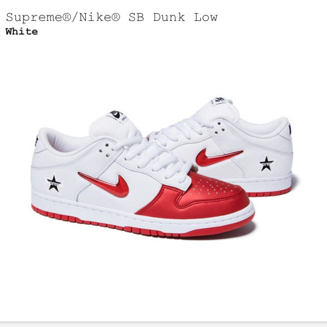 27.5cm Supreme Nike SB Dunk Low