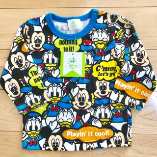 ディズニー(Disney)のTシャツ ロンT ディズニー ミッキー ドナルド 60〜70cm☆新品未使用(Ｔシャツ)