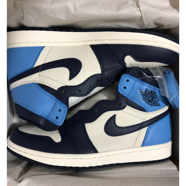 NIKE AJ1 obsidian 27センチ靴/シューズ