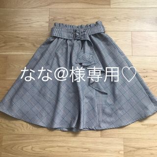 ジルスチュアート(JILLSTUART)のJILL STUART  チェックスカート(ひざ丈スカート)