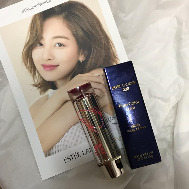 Estee Lauder 9 27まで値下げ Estee Lauder Twiceサイン入リップ ジヒョ の通販 By うめ S Shop エスティローダーならラクマ