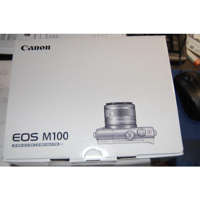 新品・未使用 キャノン Canon EOS M100 レンズキット ブラック