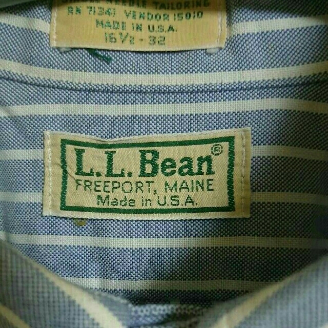 L.L.Bean(エルエルビーン)の【USA製】ヴィンテージ エルエルビーン ストライプ シャツ メンズのトップス(シャツ)の商品写真