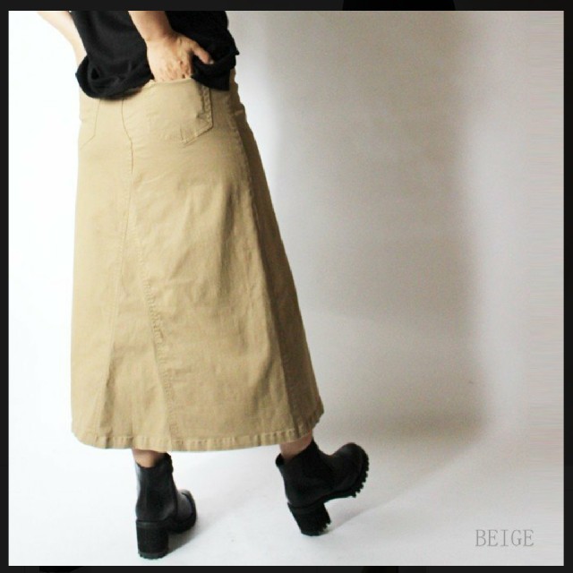 カーゴ ロングスカート レディースのスカート(ロングスカート)の商品写真