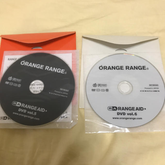 ORANGE RANGE ファンクラブ RANGE AID  DVD5〜6 エンタメ/ホビーのDVD/ブルーレイ(ミュージック)の商品写真