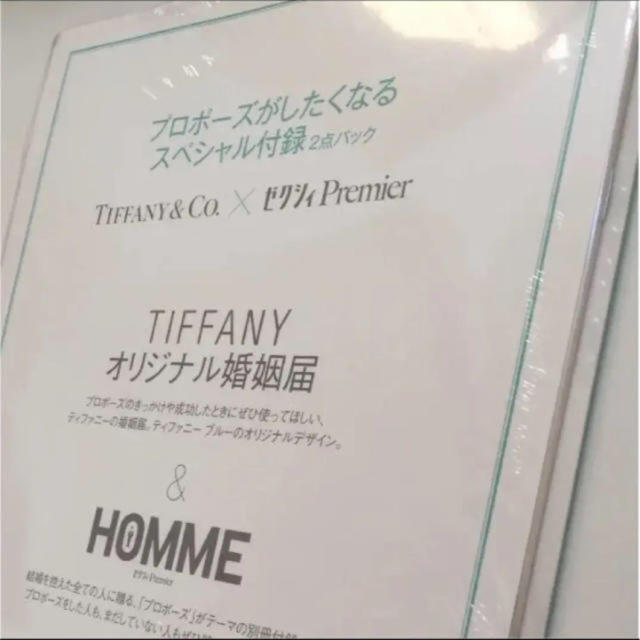 Tiffany & Co.(ティファニー)のティファニー  婚姻届 ハンドメイドのウェディング(その他)の商品写真
