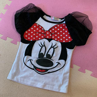 ディズニー(Disney)の新品 ミニーちゃんプリントTシャツ キッズ(Tシャツ/カットソー)