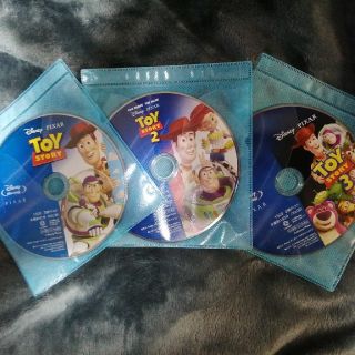 トイストーリー(トイ・ストーリー)の早い者勝ち　Blu-ray　不布ケース　3点セット　国内正規品　未再生(キッズ/ファミリー)