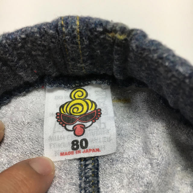 HYSTERIC MINI(ヒステリックミニ)のライクア7分丈80 キッズ/ベビー/マタニティのベビー服(~85cm)(パンツ)の商品写真