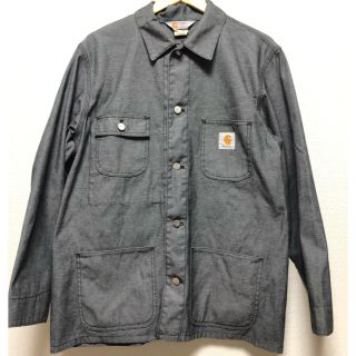 カーハート(carhartt)の【美品】carhartt カーハート カバーオール ジャケット Lサイズ グレー(カバーオール)