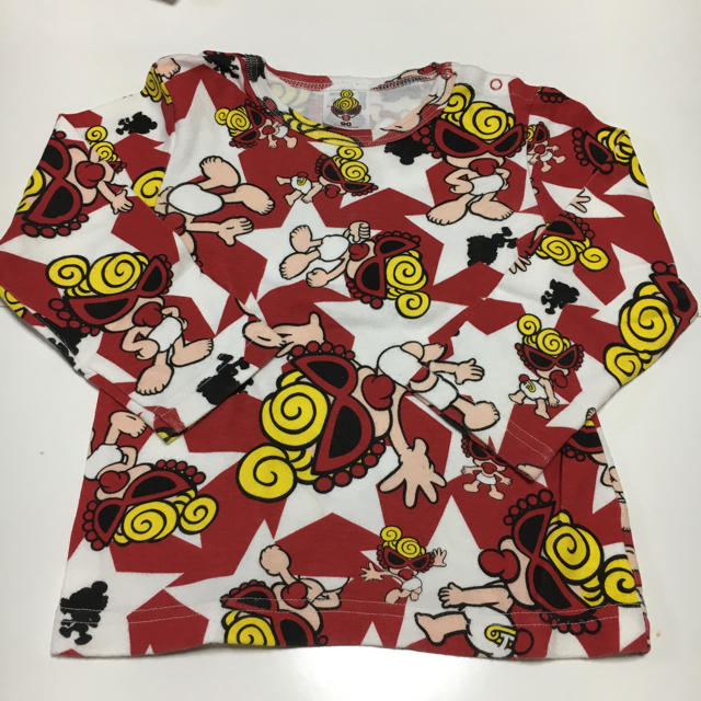 HYSTERIC MINI(ヒステリックミニ)の☆総柄ロンT 90 キッズ/ベビー/マタニティのキッズ服男の子用(90cm~)(Tシャツ/カットソー)の商品写真