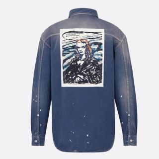 ディオールオム(DIOR HOMME)の38サイズ DIOR AND RAYMOND PETTIBON デニムシャツ(シャツ)