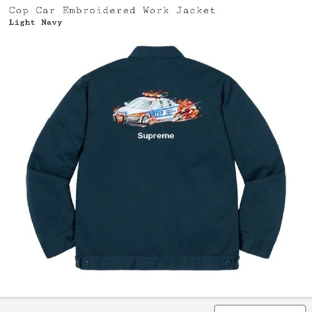 supreme Cop Car Hooded パーカー ネイビー 紺