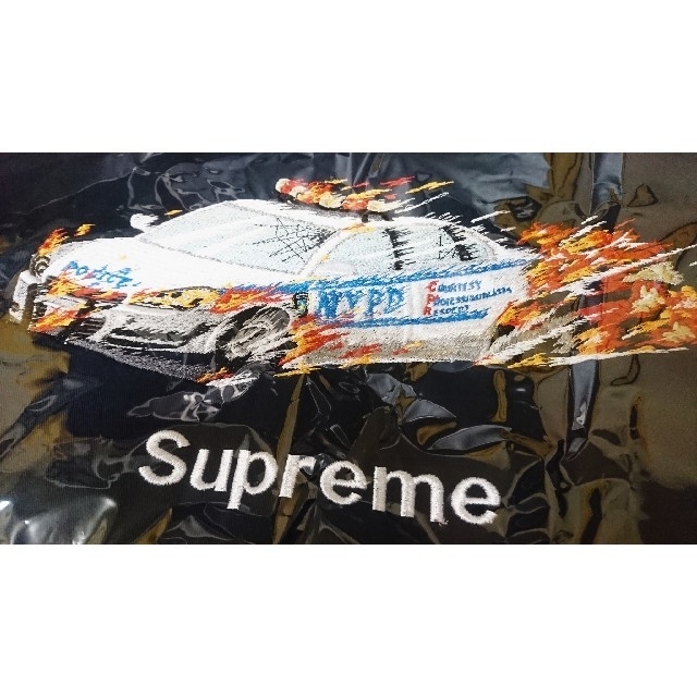 Supreme(シュプリーム)のCop Car Embroidered Work Jacket ネイビー S メンズのジャケット/アウター(ブルゾン)の商品写真