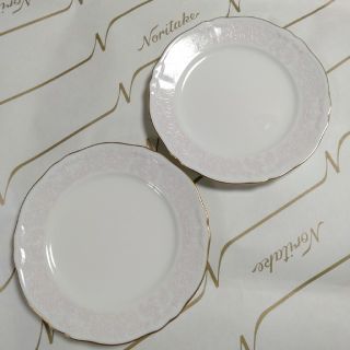 ノリタケ(Noritake)のノリタケ☆ディズニー柄16.5cmプレート２枚(食器)