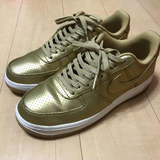 ナイキ(NIKE)のナイキ NIKE スニーカー ゴールド 27cm (スニーカー)