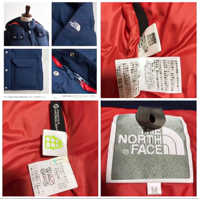 THE NORTH FACE(ザノースフェイス)のザ・ノースフェイス キャンプシェラ ショートダウン ネイビー【ほぼ未使用】 レディースのジャケット/アウター(ダウンジャケット)の商品写真