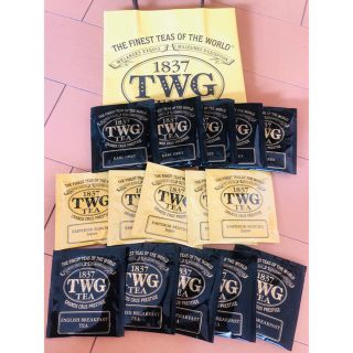 TWG 紅茶ティーパック、3種15点セット~紙袋付き~【当日発送・送料無料】(茶)